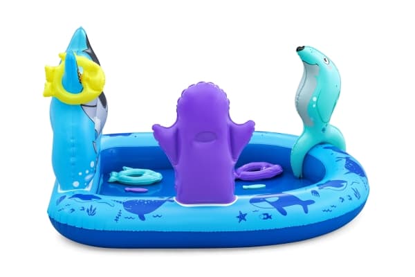 Bestway 53156, Uppblåsbart lekcenter, 2 År, Polyvinylklorid (PVC), Blå