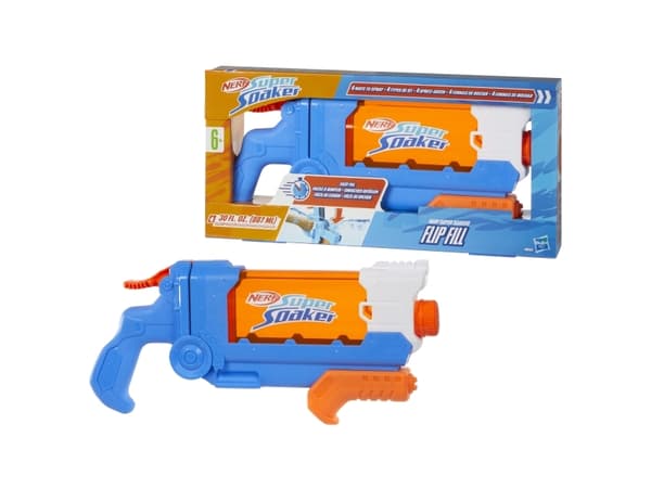 Nerf Super Soaker Flip Fill, Leksaksblaster, 6 År