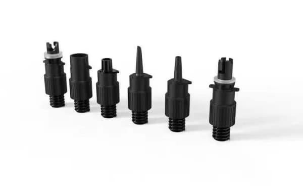 Technaxx TX-266, puhallettava, 350 l/min, musta, akryylinitriilibutadieenistyreeni, 0,7 - 20 psi, USB Type-C