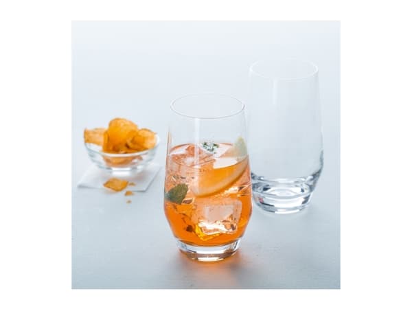 LEONARDO Puccini, Gjennomsiktig, Glass, 6 stykker, Rund, Klar, 365 ml