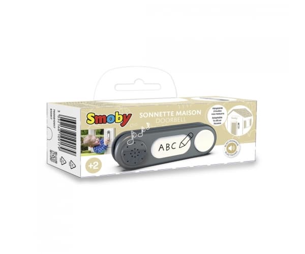Smoby 7600810917, Ringeklokke til lekehus, Sort