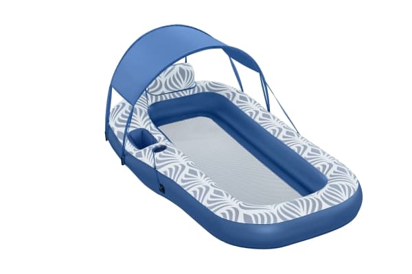Bestway 43732, Blå, Hvid, Badedyr, Mønster, PVC, Polyester, Mand/kvinde, 100 kg