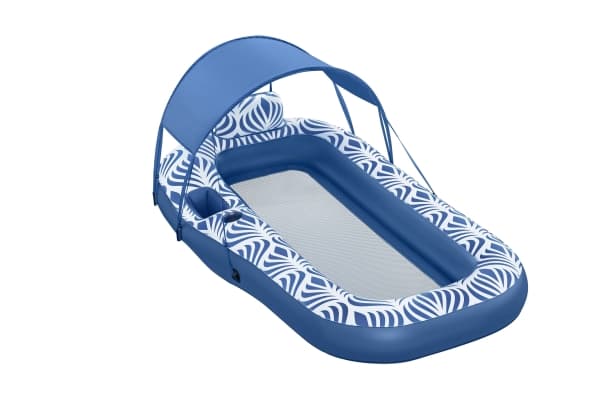 Bestway 43732, Blå, Hvid, Badedyr, Mønster, PVC, Polyester, Mand/kvinde, 100 kg