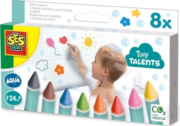 SES Creative Tiny Talents 13050, Badkritor, Pojke/flicka, 2 År, Multifärg
