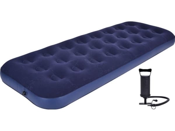 Avenli 1-manns flockmadrass 191x73x22cm med 2-i-1 pumpe