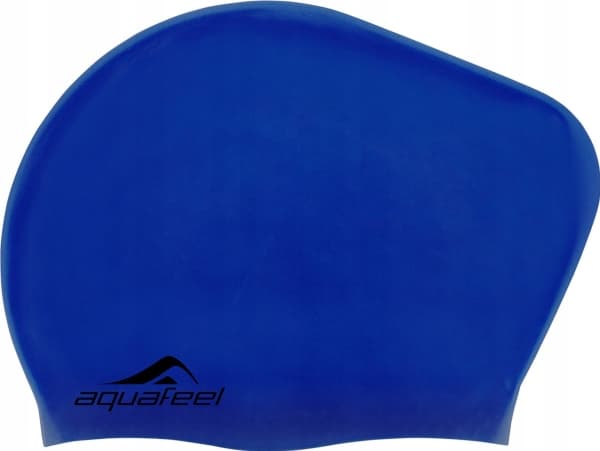 Aquafeel Swimming cap silicone AQUAFEEL 30404 10 white long hair