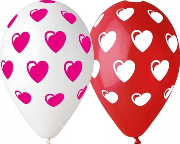 GoDan ilmapallot 12" Prem.Hearts A5 GS110/P198 18227 18227