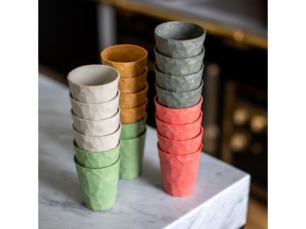 koziol Club S 2.0, Rød, Glass, 4 stykker, Rund, Matte, 250 ml