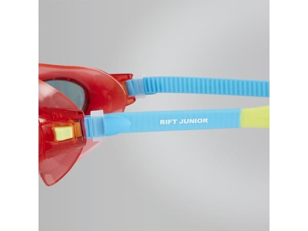 Speedo Biofuse Rift, Unisex, En Størrelse, Rød, Silikon, Grå, Polykarbonat