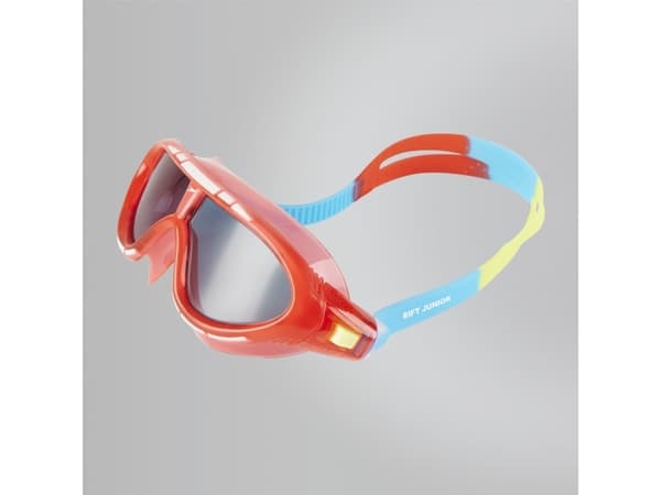 Speedo Biofuse Rift, Unisex, En Størrelse, Rød, Silikon, Grå, Polykarbonat