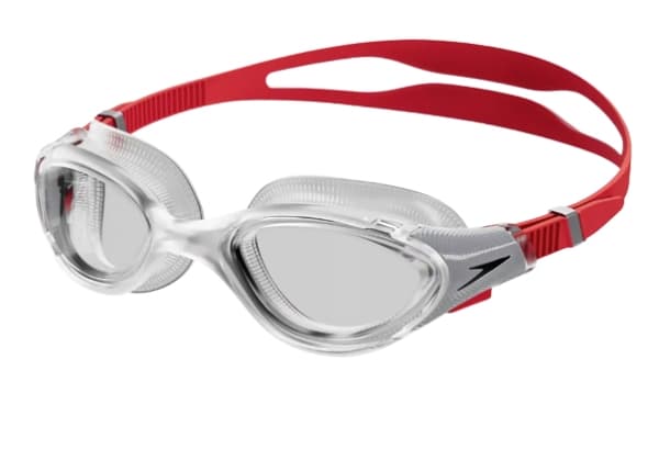 Speedo Biofuse 2.0, Unisex, En Størrelse, Hvit, Gjennomsiktig, Rød, Silikon
