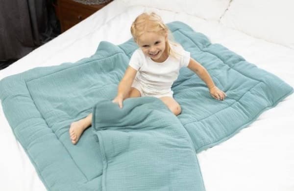 Multitex Komplet Kołdra 100 x 135 + 40 x 60 Muslin 34