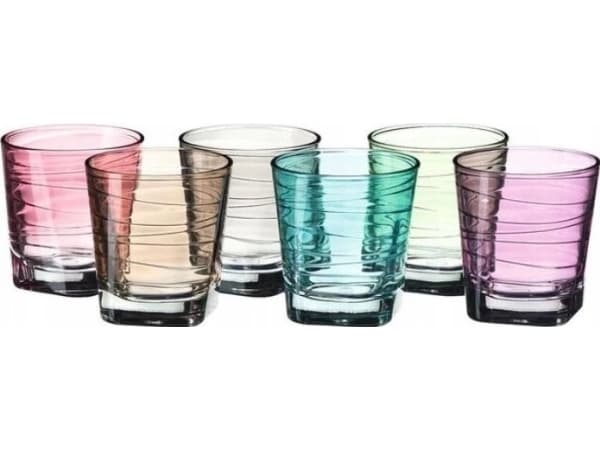 LEONARDO 047286, Flerfarget, Glass, 6 stykker, Kjegle, 260 mm, 174 mm