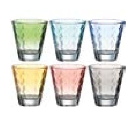 LEONARDO Optic, Assorterte farger, Glass, 6 stykker, Kjegle, 215 ml, 85 mm