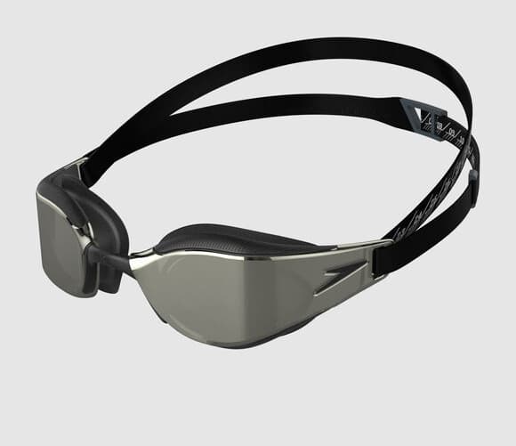 Speedo Fastskin Hyper Elite Mirror, Unisex, En Størrelse, Sort, Speil, Sort, Voksen