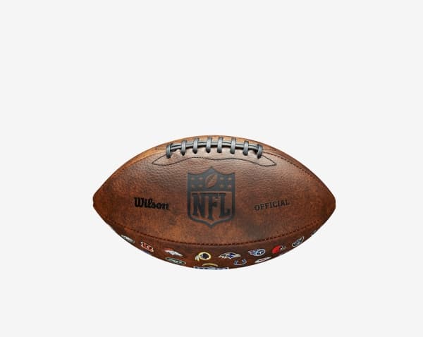 Wilson WTF1534XBNFL, Brun, Komposit, Läder, Utomhus, NFL, Bild, Unisex
