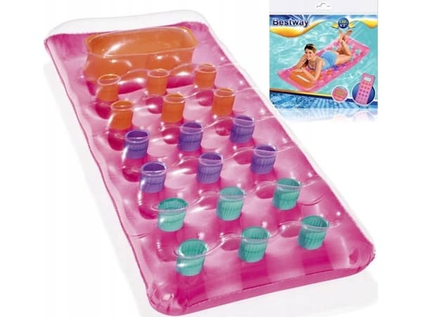 Bestway Bestway oppblåsbar madrass med vindu 188x71 43040