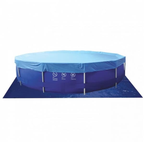 Jilong 450cm pyöreä maanpäällinen uima-allas suodatinpumpulla, suojapeitteellä ja tarvikkeilla