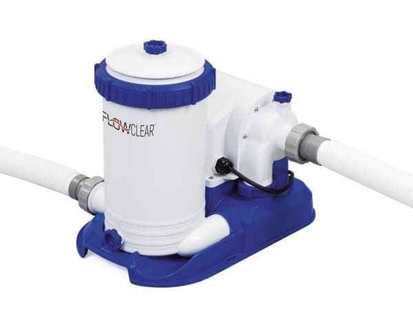 Bestway Power Steel XXL 671x132cm Poolset med pump, stege & lock i stenlook