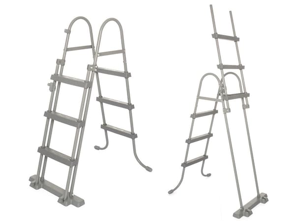 Bestway Power Steel 396 cm Rotan-tyylinen Uima-allas Setti Pumppuineen, Tikapuineen, Katteineen ja Aurinkovarjolla