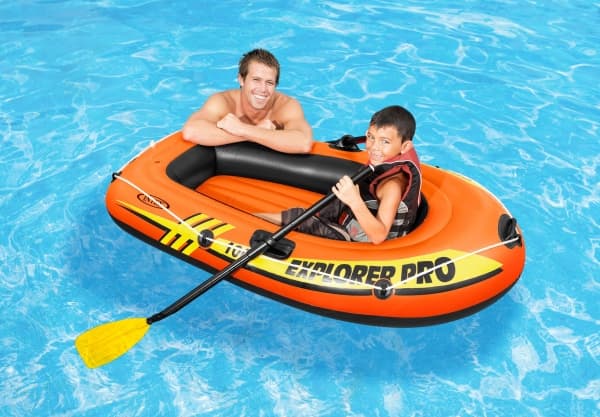 Intex 58355NP, Babybåt, Gutt/Jente, PVC, Sort, Oransje, Gult