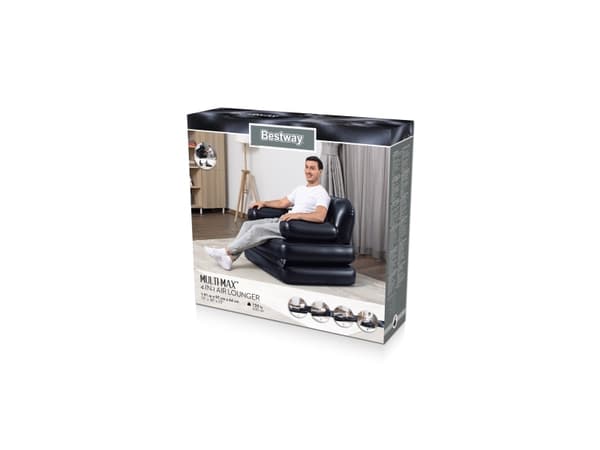 Bestway 75114 / 23, Sort, 100 kg, 970 mm, 1910 mm, 640 mm, 2,98 kg