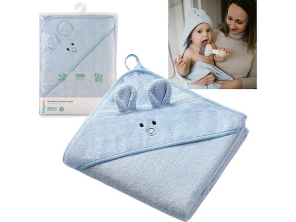 BabyOno 1553/02 BAMBUS BADRUMSÖVERDRAG 100 X 100 BLÅ