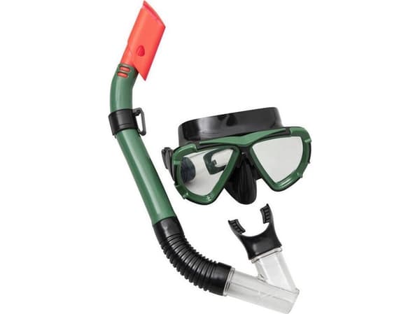 Bestway 24053 / 23, Voksen, Halv ansiktsmaske, Snorkling, Polykarbonat, Assorterte farger, 14 år