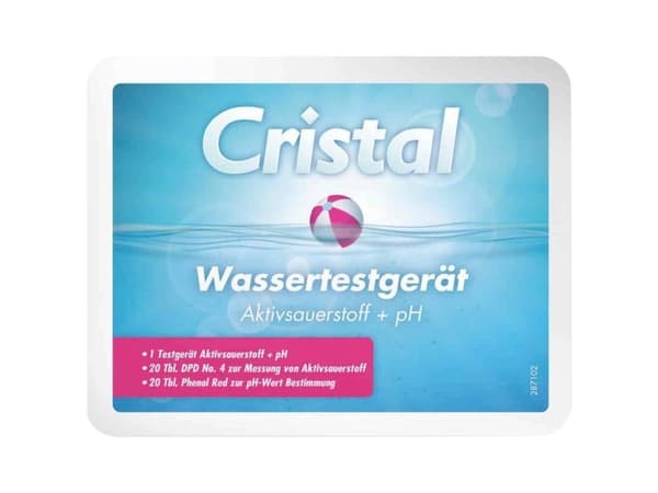 Cristal 287102 Vattenprovare syre /pH 1 st