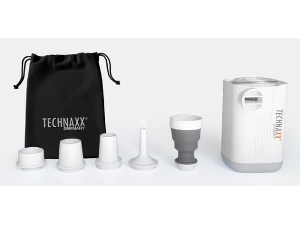 Technaxx TX-299, Gummibåt, 300 l/min, Hvit, Batteri, 3600 mAh, 30 min