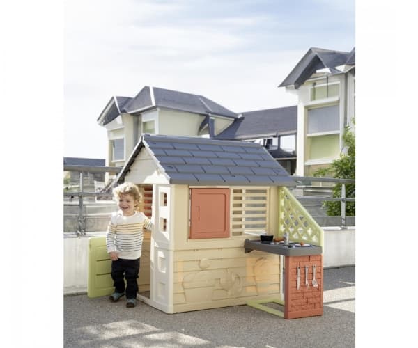Smoby 810739, Frittstående lekehus, 2 år, 1 dører, Flerfarget