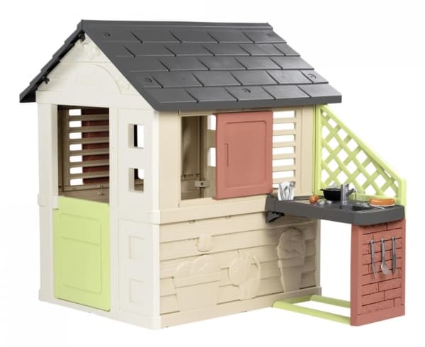 Smoby 810739, Frittstående lekehus, 2 år, 1 dører, Flerfarget