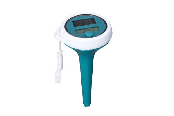 Bestway 58764, Termometer, Blå, Vit, Ovanmarkspool, Inbyggd pool, Uppblåsbar pool, Spa pool, Digital, °C, °F, Batteri, Solar