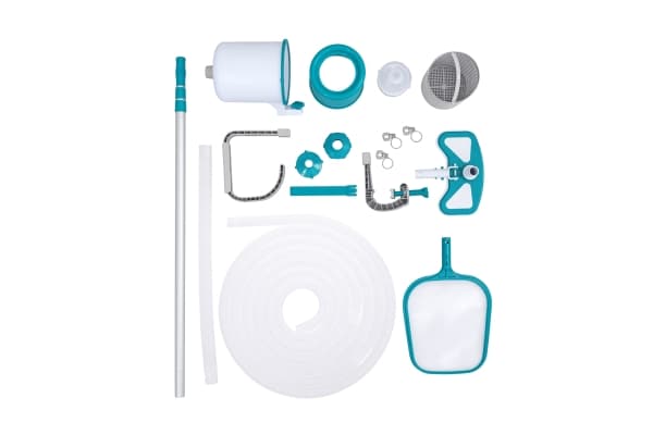Bestway AquaClean Deluxe Poolvedligeholdelsessæt m/Støvsuger og Skimmer