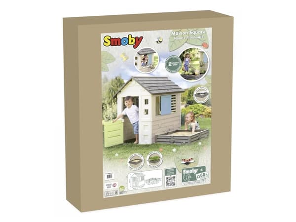 Smoby 7600810740, Golvstående lekstuga, 2 År, 1 dörr/dörrar, Multifärg