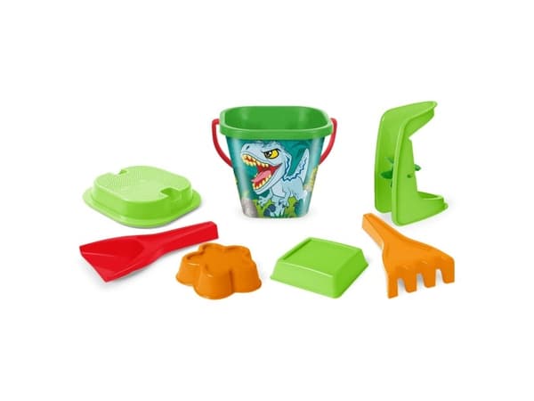 Komplet do piasku 7 elementów Jurassic World Explorers
