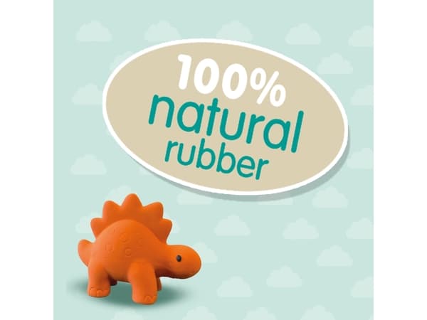 SES Stegosaurus badleksak 100% naturgummi 13213