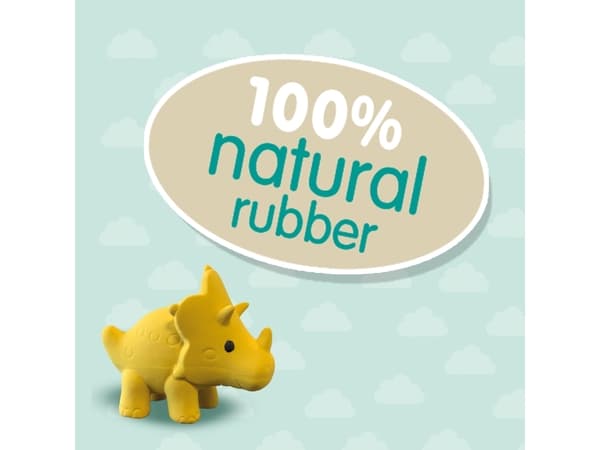 SES Creative - Bath Time - Triceratops - natural rubber - (S13212)