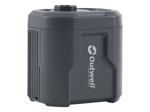 Outwell Mistral Rechargeable Pump, Gummibåt, 600 l/min, Blå, Akrylonitril-butadien-styren (ABS), Polykarbonat (PC), USB Type-C, Batteri, USB
