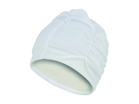 Fashy | FASHY Ruched Fabric Women's Swim Cap | White