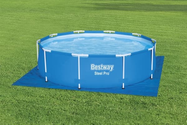 Pool mat BESTWAY, blue, 335 x 355 cm