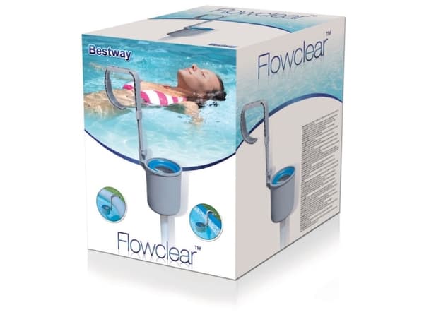 Bestway 58233, Overflare Skimmer, Blå, Grå, Hvit, Plast, 4,57 m, 1,77 kg, 1 stykker