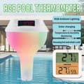 Miniatyrbild 2 av 8: Lollanda Solcellsdriven Digital Pooltermometer, Trådlös solcellsdriven pooltermometer med RGB LED
