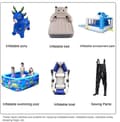 Miniatyrbild 5 av 5: Lollanda 20-pack PVC Reparationslapp för Pool / Självhäftande reparationslapp-Blå PVC-lappar för Uppblåsbara Produkter