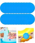 Miniatyrbild 1 av 5: Lollanda 20-pack PVC Reparationslapp för Pool / Självhäftande reparationslapp-Blå PVC-lappar för Uppblåsbara Produkter