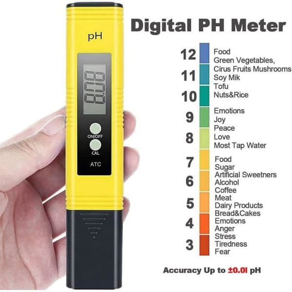 Vattentestare, Elektronisk pH-mätare, TDS&amp;EC Temperaturmätare, TDS pH EC Temperatur 4-i-1 Set för Pool.