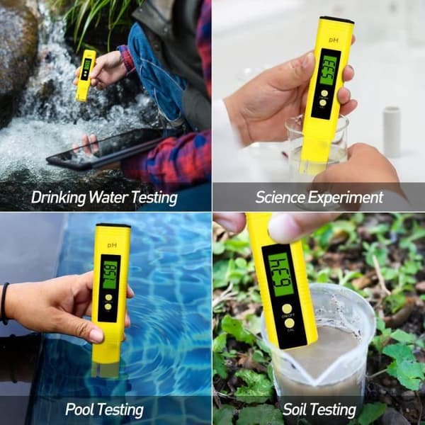 Digital PH-mätare, Digital LCD-vattenkvalitetstestare, mätområde för 0-14 Ph, 0,01 Ph-noggrannhet, för Water Po