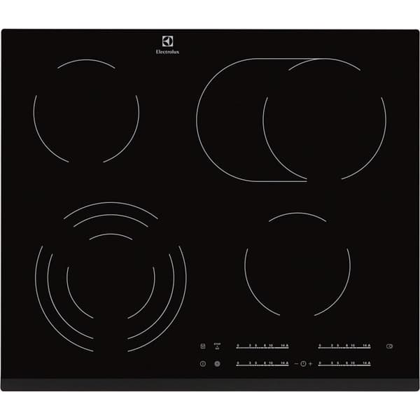 Electrolux | Hob | EHF6547FXK | Electric | Number of burners/cooking zones 4 | Touch | Timer | Black Sort