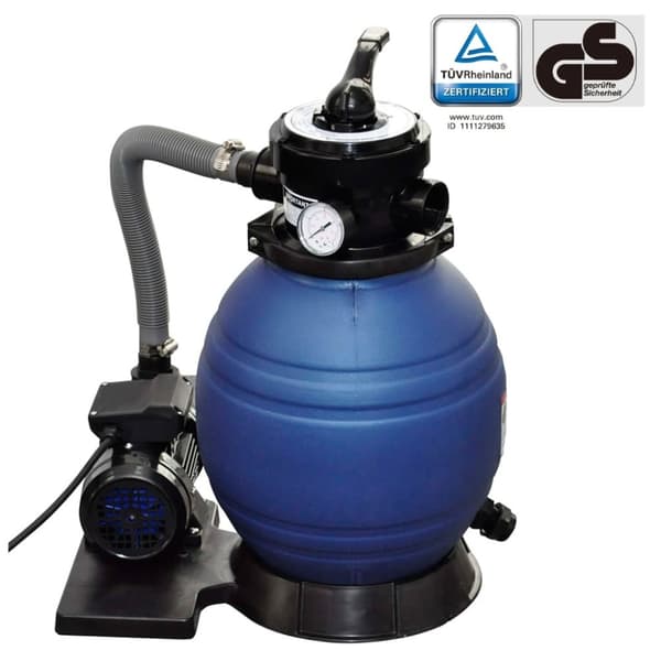 vidaXL Sandfilterpumpe 400 W 11000 l/t
