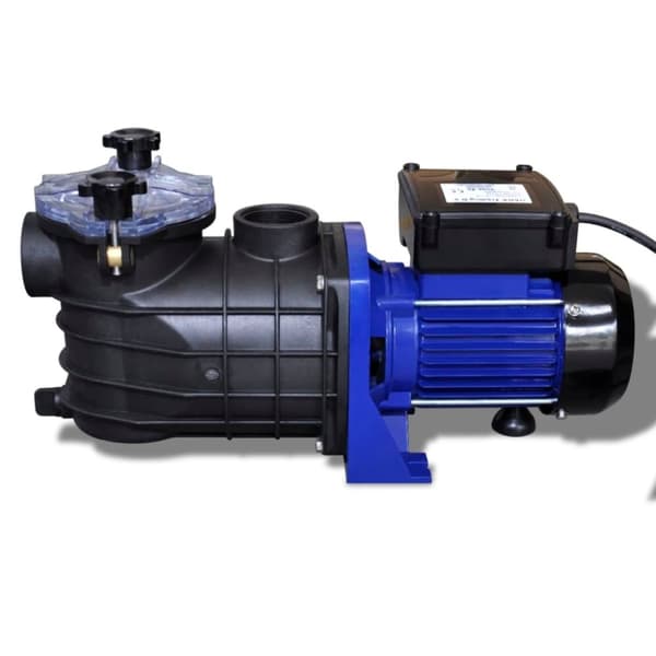 vidaXL poolpumpe elektrisk 500 W blå